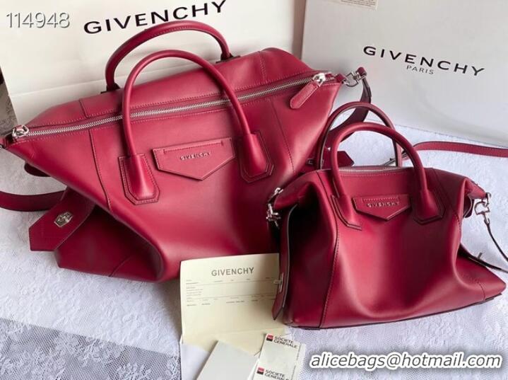 Spot Promotional GIVENCHY Original Leather Shoulder Bag 63188 red