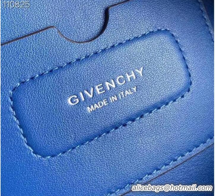 Grade Quality GIVENCHY Original Leather Shoulder Bag 63188 blue