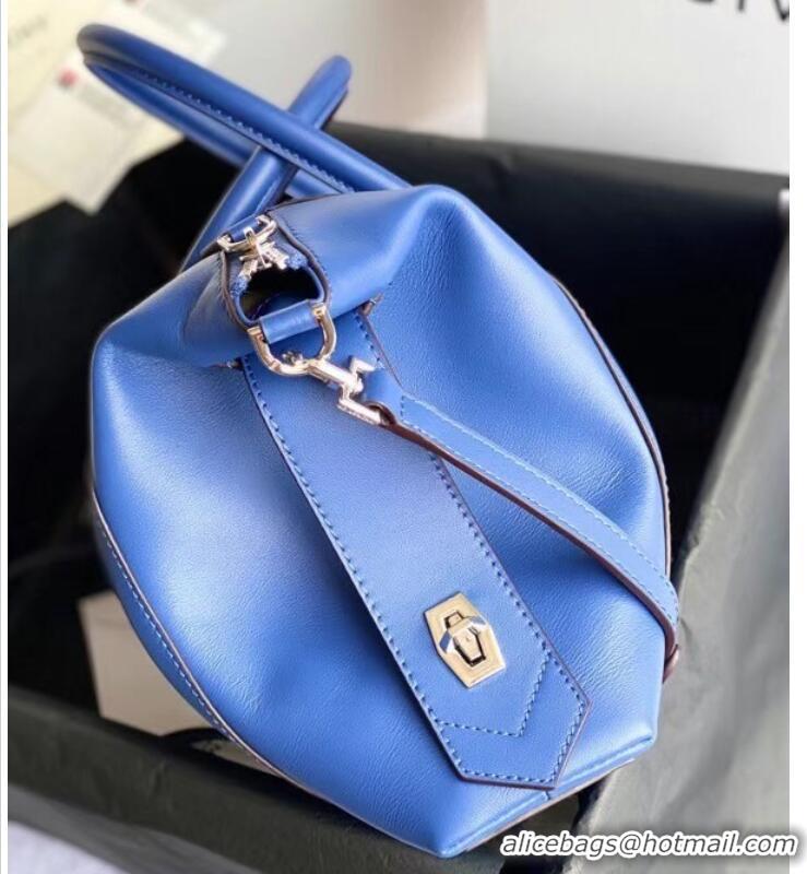 Grade Quality GIVENCHY Original Leather Shoulder Bag 63188 blue