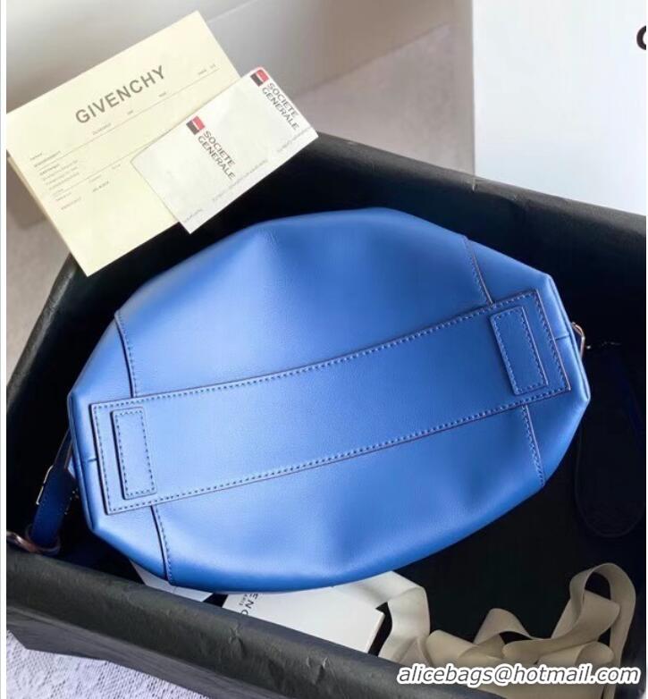 Grade Quality GIVENCHY Original Leather Shoulder Bag 63188 blue