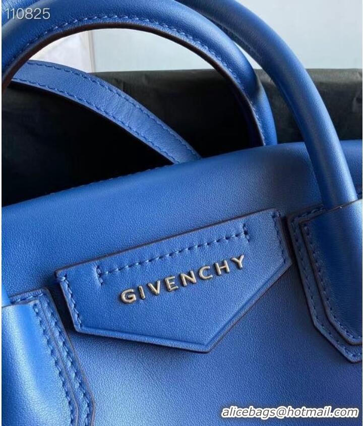 Grade Quality GIVENCHY Original Leather Shoulder Bag 63188 blue