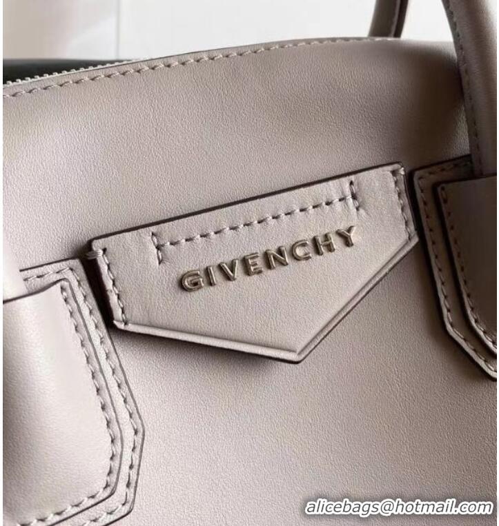 New Fashion GIVENCHY Original Leather Shoulder Bag 63188 light gray