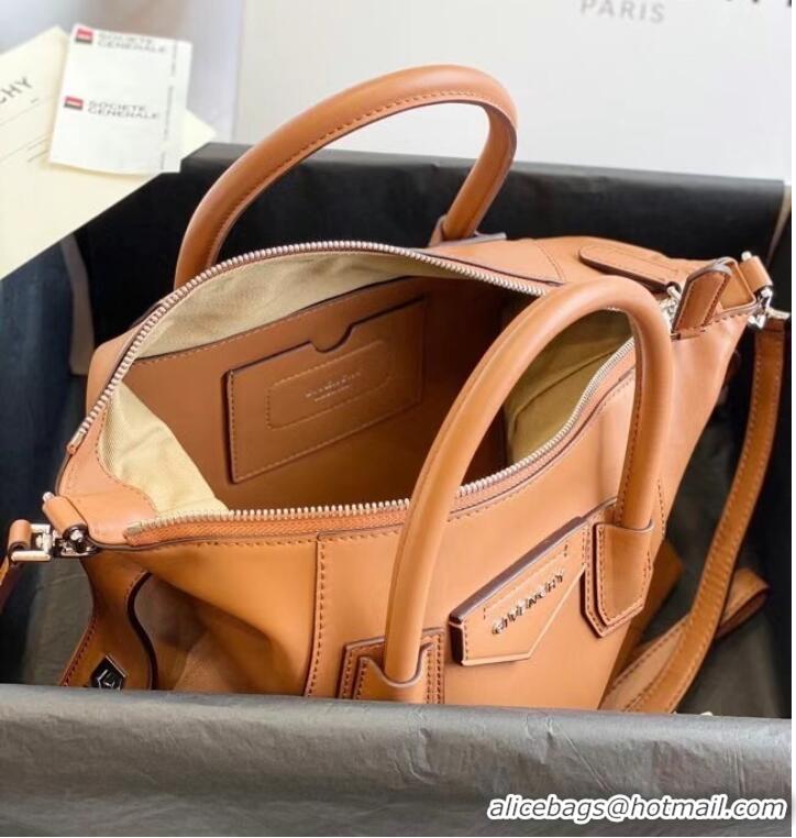 Good Product GIVENCHY Original Leather Shoulder Bag 63188 brown