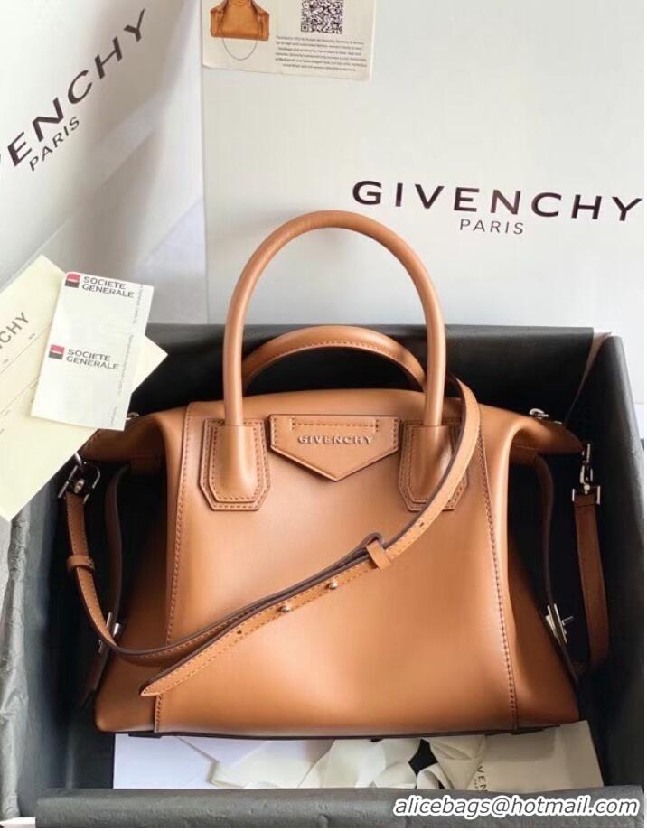 Good Product GIVENCHY Original Leather Shoulder Bag 63188 brown