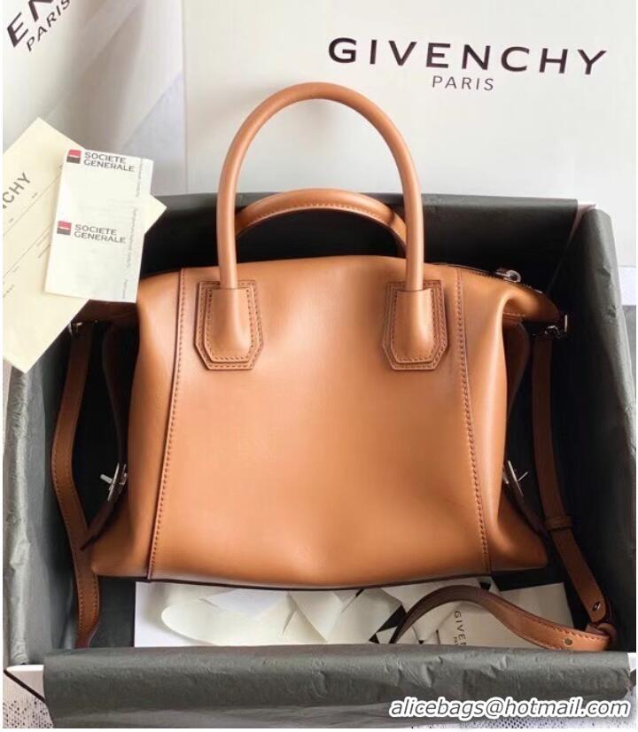 Good Product GIVENCHY Original Leather Shoulder Bag 63188 brown