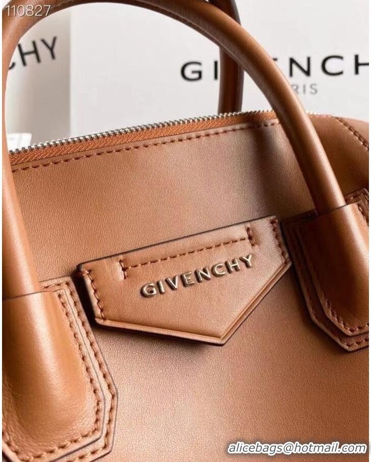 Good Product GIVENCHY Original Leather Shoulder Bag 63188 brown