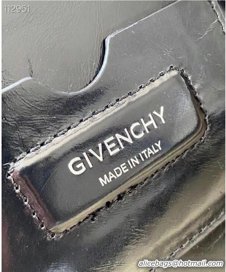 Good Looking GIVENCHY Original Leather Shoulder Bag A63188 black