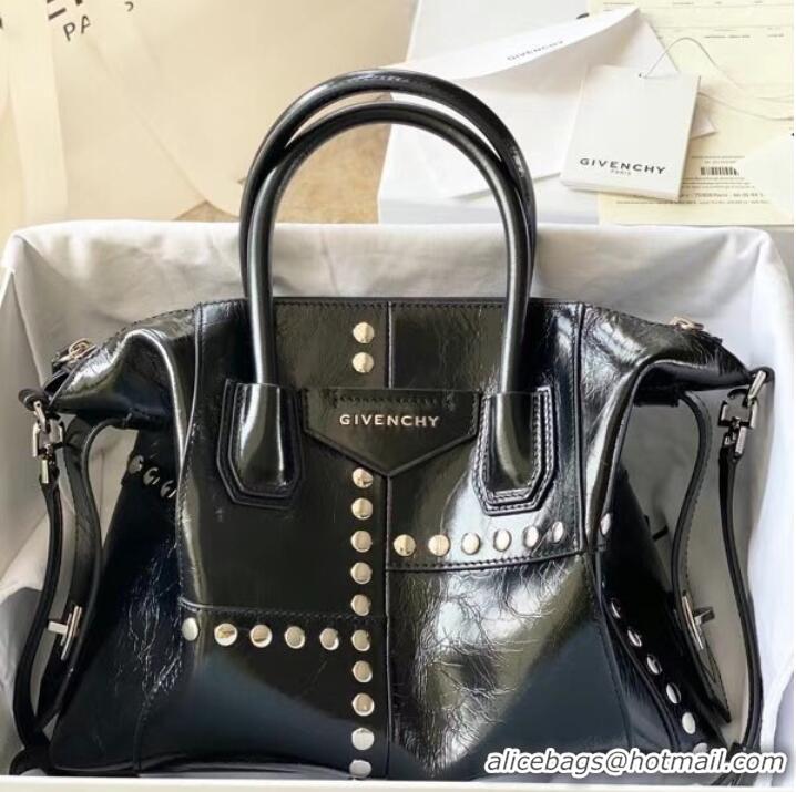 Good Looking GIVENCHY Original Leather Shoulder Bag A63188 black