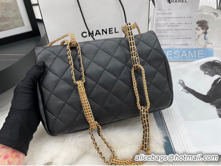 Well Crafted Chanel Flap Original Lambskin Shoulder Bag AS2975 AS2976 Black