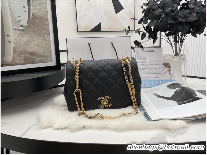 Well Crafted Chanel Flap Original Lambskin Shoulder Bag AS2975 AS2976 Black