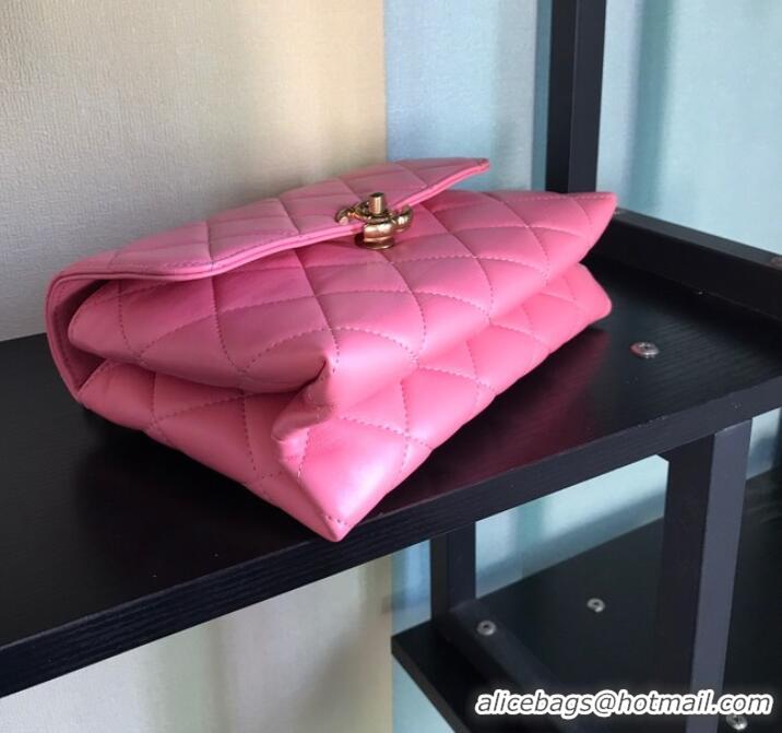 Original Cheap Chanel Flap Lambskin Shoulder Bag AS3011 pink