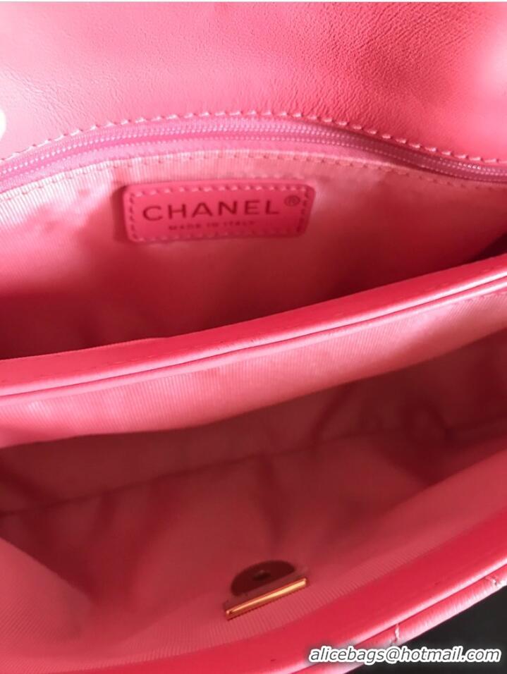 Original Cheap Chanel Flap Lambskin Shoulder Bag AS3011 pink