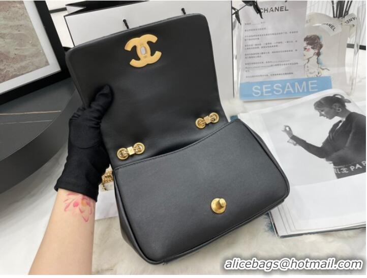 Good Quality Chanel Flap Lambskin Shoulder Bag AS2975 black