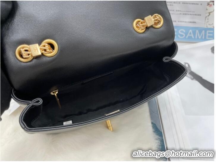 Good Quality Chanel Flap Lambskin Shoulder Bag AS2975 black