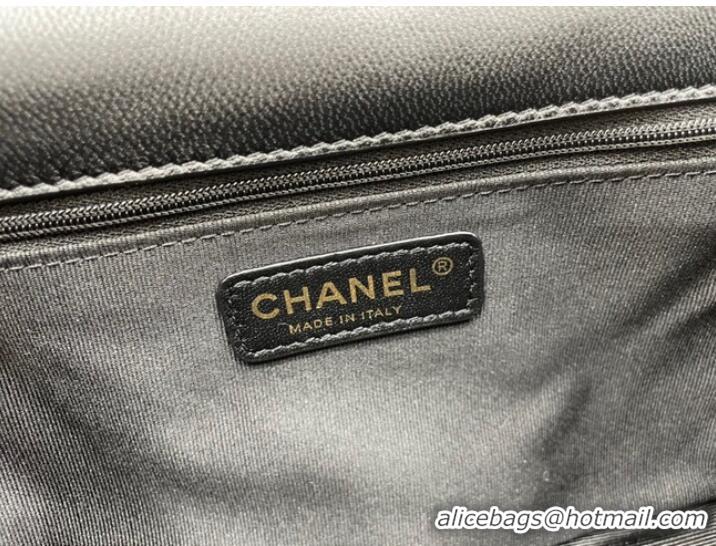 Most Popular Chanel Flap Lambskin Shoulder Bag AS2976 black