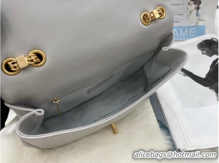 Fashion Discount Chanel Flap Lambskin Shoulder Bag AS2976 light gray