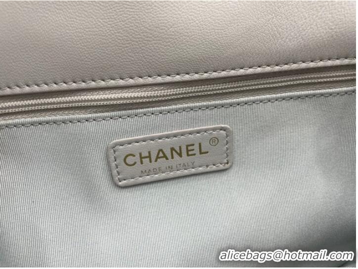 Fashion Discount Chanel Flap Lambskin Shoulder Bag AS2976 light gray