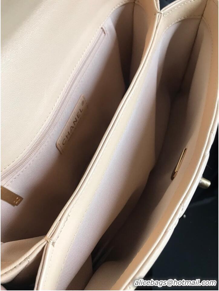 Unique Discount Chanel Flap Lambskin Shoulder Bag AS1267 cream