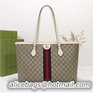 Good Product Gucci Ophidia series medium GG Tote Bag 631685 WHITE