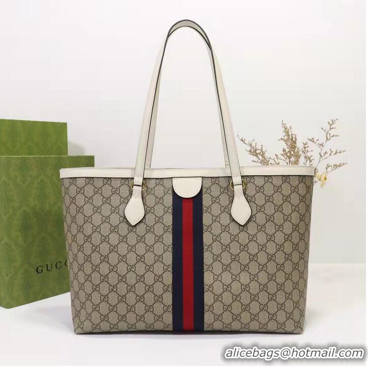 Good Product Gucci Ophidia series medium GG Tote Bag 631685 WHITE