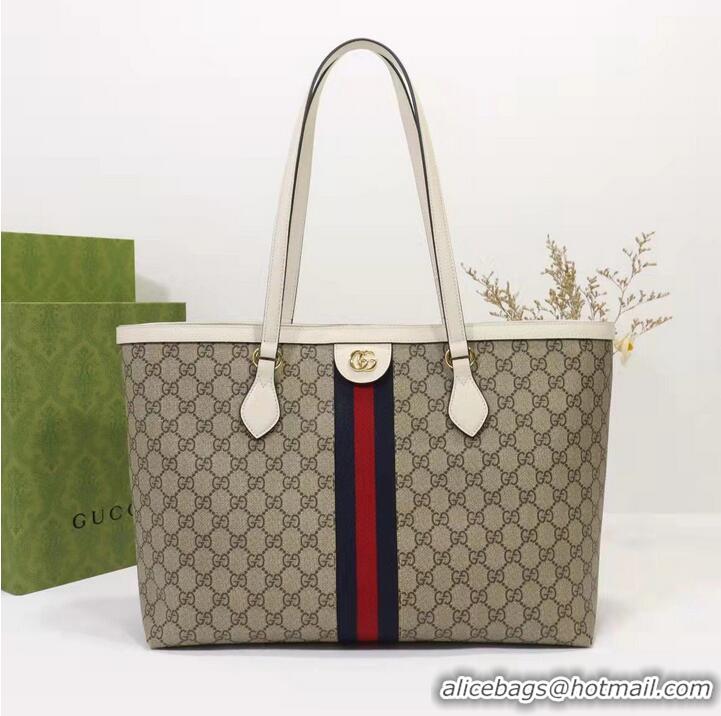 Good Product Gucci Ophidia series medium GG Tote Bag 631685 WHITE