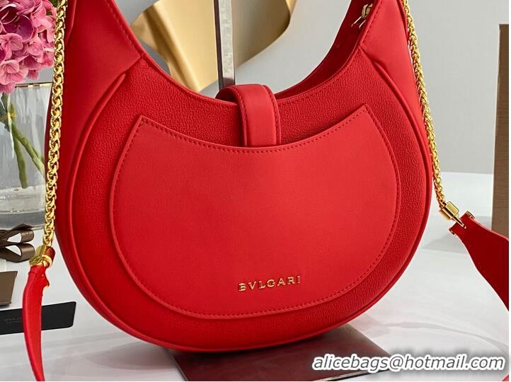 Good Taste BVLGARI Shoulder Bag Calfskin Leather B281640 red