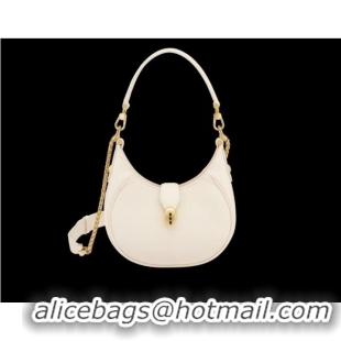 Modern Classic BVLGARI Shoulder Bag Calfskin Leather B281640 white