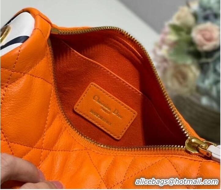 Pretty Style DIOR Shoulder Bag Cannage Lambskin C0617 orange