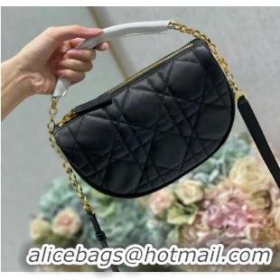 Buy Cheapest DIOR Shoulder Bag Cannage Lambskin C0617 black