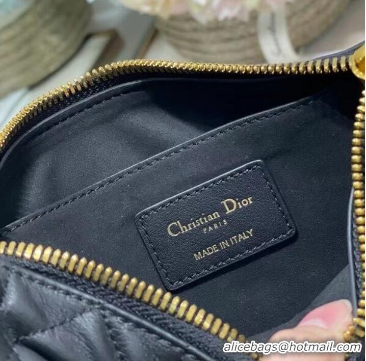 Buy Cheapest DIOR Shoulder Bag Cannage Lambskin C0617 black