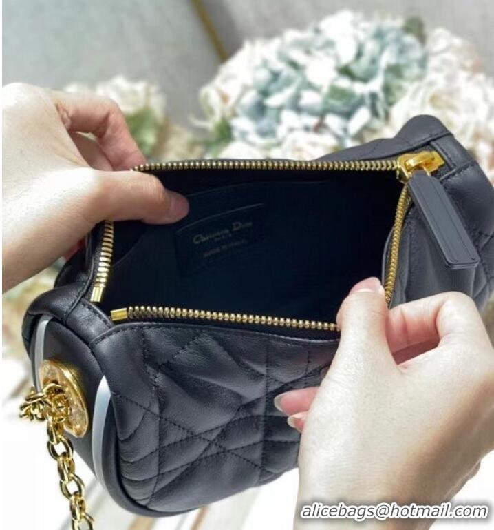 Buy Cheapest DIOR Shoulder Bag Cannage Lambskin C0617 black