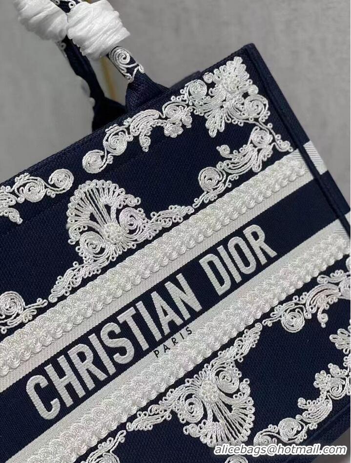 Buy Best Price SMALL DIOR BOOK TOTE Embroidery C1212S