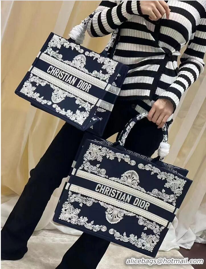 Buy Best Price SMALL DIOR BOOK TOTE Embroidery C1212S