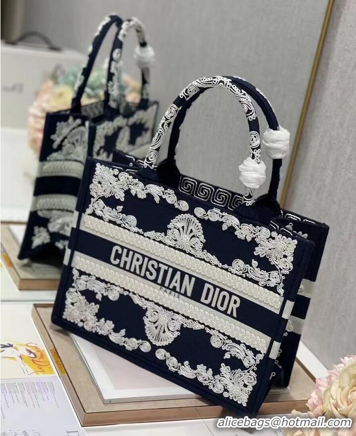 Buy Best Price SMALL DIOR BOOK TOTE Embroidery C1212S