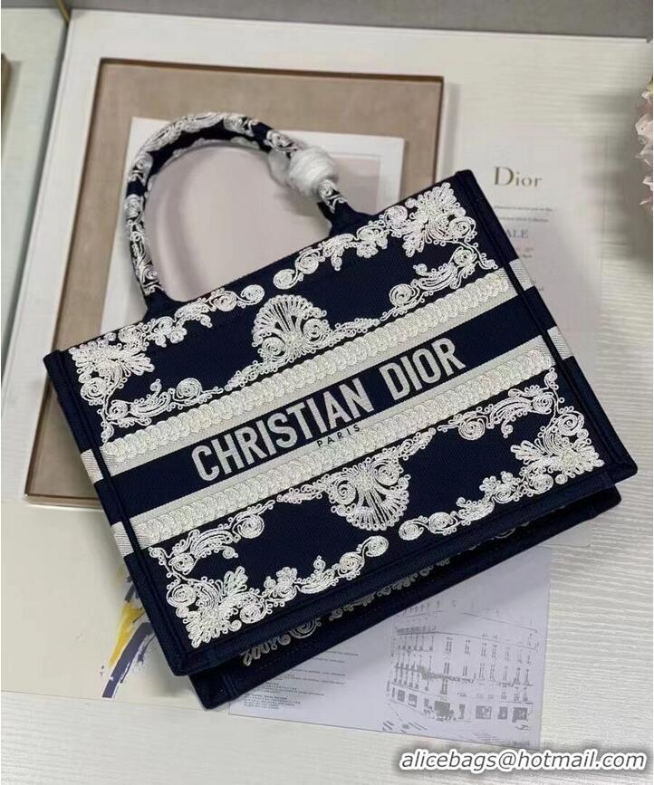 Buy Best Price SMALL DIOR BOOK TOTE Embroidery C1212S