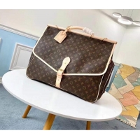 Sophisticated Louis Vuitton Vintage Monogram Canvas Sac Chasse Hunting Travel Bag M41140