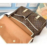 Sophisticated Louis Vuitton Vintage Monogram Canvas Sac Chasse Hunting Travel Bag M41140