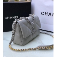 Low Cost CHANEL Lambskin 19 Flap Bag AS1160S gray