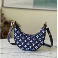 Pretty Style Louis Vuitton Monogram denim m81166 dark blue