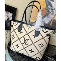 Shop Promotional Louis Vuitton NEVERFULL MM M46040 Creme Beige