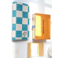 Promotional Louis Vuitton BRAZZA WALLET M60494 light blue