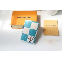 Well Crafted Louis Vuitton POCKET ORGANIZER M60495 light blue