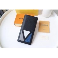 Reasonable Price Louis Vuitton BRAZZA WALLET M30791 black