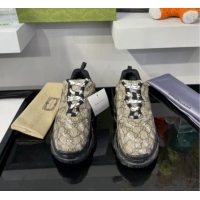 Most Popular Gucci The Hacker Project Triple S Sneakers Beige/Black 121375