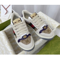 Lower Price Gucci Screener GG Canvas Sneakers Dark Blue 121385