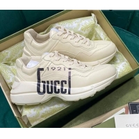 Best Product Gucci '1921 Gucci' Rhyton Leather Sneaker White 121401