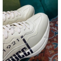 Best Product Gucci '1921 Gucci' Rhyton Leather Sneaker White 121401