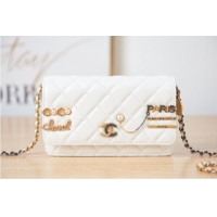 Buy Inexpensive Chanel SMALL FLAP BAG AP2508 white