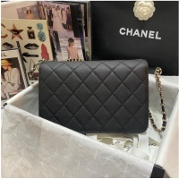 Shop Discount Chanel Flap Shoulder Bag Grained Calfskin AS3002 black