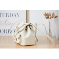 Hot Style Chanel Backpack Sheepskin Original Leather AS2908 white